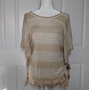 NWT Sisters blousy flutter sleeves sweater S/M